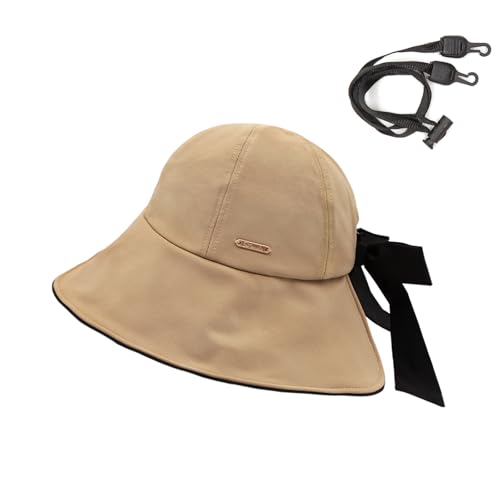 Sombrero de ala ancha para mujer con lazo y UPF50+ miniatura 1