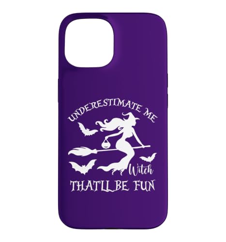 Underestimate Me That'll Be Fun Boss Mom Witch Halloween �X�}�z�P�[�X iPhone 15 �p
