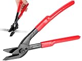 Strapping Cutter – Strumento resistente per acciaio, ferro e PET reggiatura fino a 1-1/4 "di larghezza e 0,1 cm di spessore, acciaio al cromo-vanadio, lama larga 30,5 cm