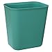 MIEDEON Cubo de basura de 14 litros Elegante cubo de basura de plástico Cubo de basura para oficina Sala de estar Baño y más Cubo de basura simple (14L, Verde)