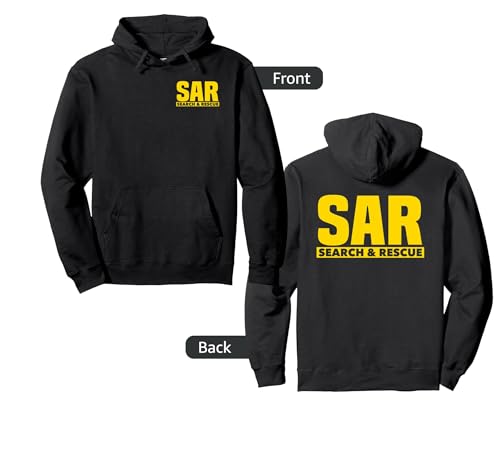 Search & Rescue Crew SAR Emergency Response Team Hoodie Pullover Hoodie