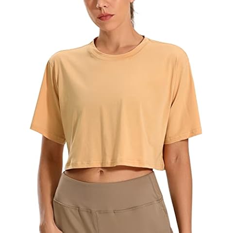 Camiseta Corta Deportiva CRZ YOGA Mujer Manga Corta Cover