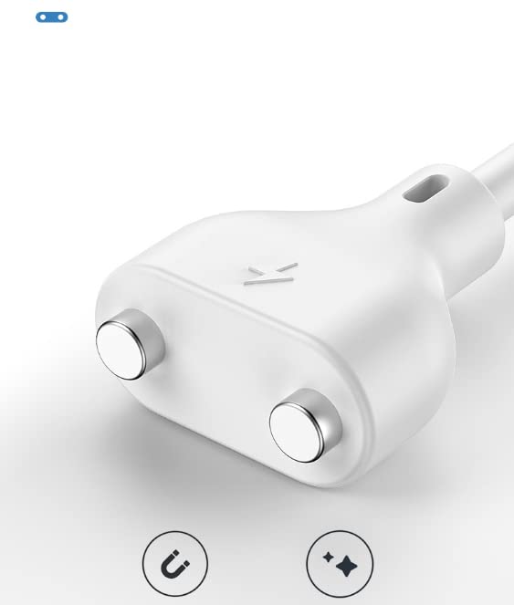Accessonico DC Charger Magnetic Charging Cable 6mm Cord Replacement 2 Dots