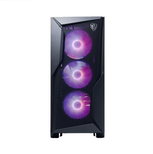 Image of msi Codex R2 Gaming Desktop: Intel Core i5-14400F, Geforce RTX 4060, 16GB DDR5, 2TB m.2 NVMe SSD, 80+ Gold PSU, WiFi, Keyboard & Mouse, DIY Friendly, Windows 11 Home: 14NUC5-091US