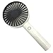 PATABIT Ventilatore Portatile USB Da Borsa A Batteria Piccolo E Silenzioso | Mini Ventilatore USB Ricaricabile Ideale Per Campeggio O Camper Cavetto USB Incluso (Bianco, Portatile da Borsa)