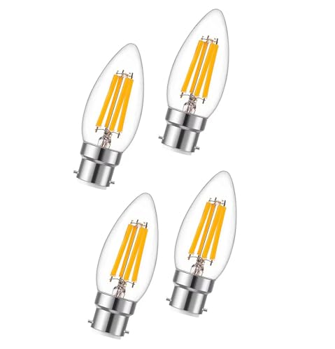 Led�d�� B22���� C35 �d���F �t�B�����g�d�� 4w ���� 40w 2700k �����\ 400���[���� Ra80 ���g�� �낤�����^ �V�����f���A�p/�N���X�^���Ɩ��p �u���P�b�g���C�g�p(4PACK)
