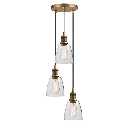 Chandelier de bar loft vintage industriel lustre suspension métal