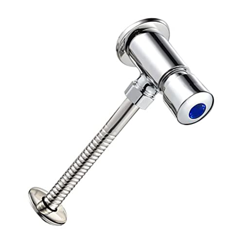 Toilet Push Button Flush Replacement, Urinal Flush Valve Push Button Type Toilet Delay Flushing Valve Toilet Tank Parts Replacement