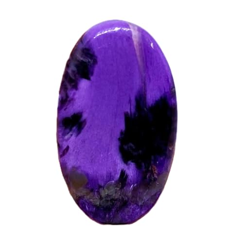 Pierre charoite naturelle ovale 43mm pour créer votre bague et collier