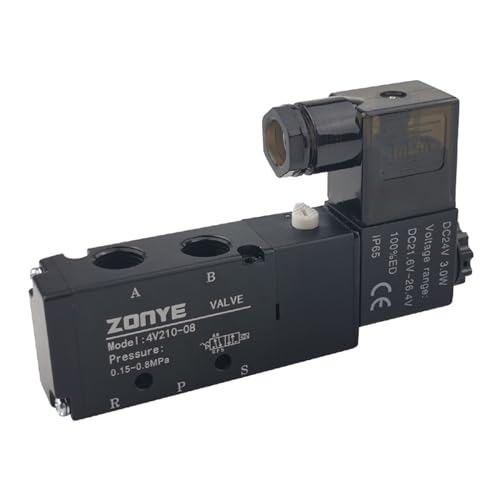 Électrovanne pneumatique 4V210-08 à haute précision mécanique DC24V - 4
