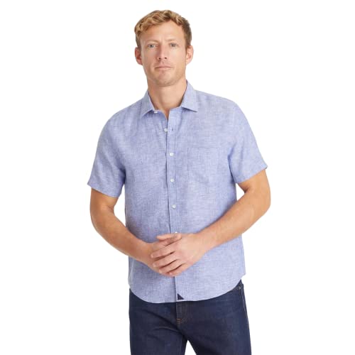 UNTUCKit Cameron Linen Short Sleeve Button Down Shirt