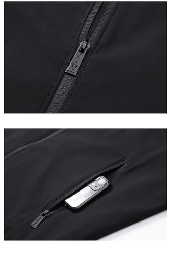 Men's Stand-Up Collar Business Blazer Casual Thin Zipper Coat Middle-Aged Dad Outwear4