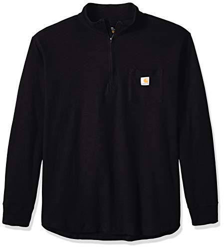 Carhartt Men's 103362 Tilden Long Sleeve Half-Zip - Small - Black