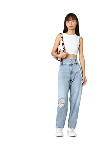 Image of ONLY Women High Rise Regular Fit Jeans