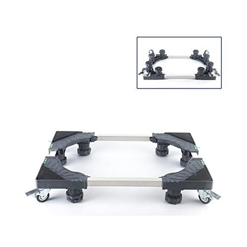 Base móvil para Muebles de 4 Ruedas, Universal, para Lavadora y refrigerador, Base para Aire Acondicionado, Ancho de 15 a 22 Pulgadas, Largo de 26 pul