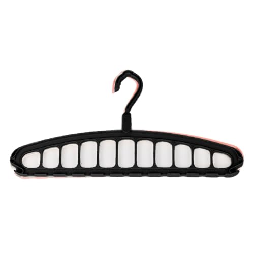 Perchas de ropa que ahorran espacio, colgador multifuncional de 11 agujeros, organizador de ropa resistente, almacenamiento de armario para abrigos, almacenamiento de armario de diseño adorable o