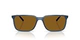 ARNETTE An4364 Dinsky - Gafas de sol para hombre, Azul ópalo/marrón oscuro polarizado, 57 mm