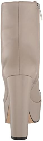 Franco Sarto Womens Valeria Platform Bootie Fog Light Grey Leather 8.5 M | Image 2