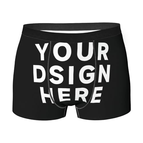 Customized underwear with personalized men's boxer briefs can add pictures and text as for couples or friends