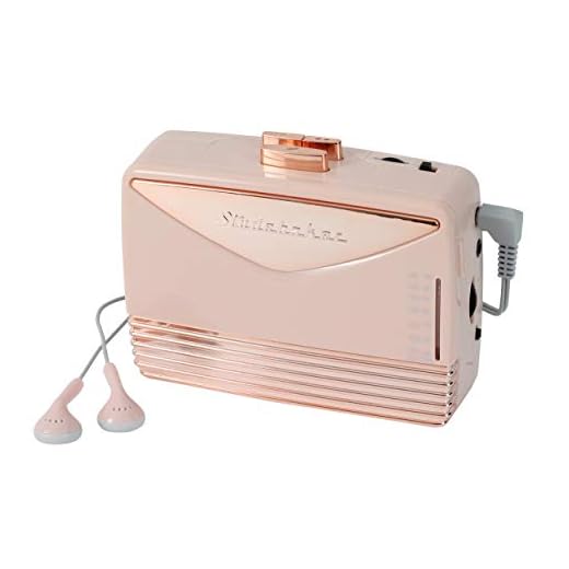 Studebaker Walkabout Walkman Personal Stereo Cassette Player with AM/FM Radio (Rose Gold)