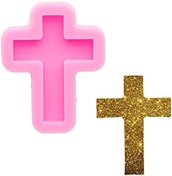 Angel Wings Mini Cross Shape Reusable Resin Silicone Molds Non-stick DIY Candy Desserts Gum Paste Ice Cream Fondant Mold Crystal Jelly Pudding Cupcake Baking Mold