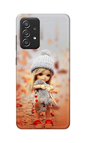 Image of PRINTFIDAA Doll Cute Girl Amazing Beauty Little Kid Child Playing Hard Back Cover for Samsung Galaxy A52 / A52 5G (6.5 inch) Back Cover -(P6) KAT1001