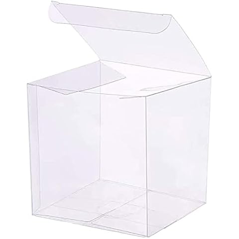 20 cajas transparentes para recuerdos de boda y regalos TOP-MAX Cover