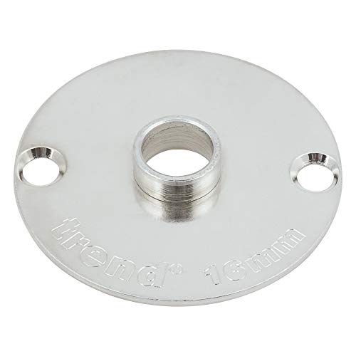 Trend Steel Guide Bush, 16mm Diameter, Euro Style Guides for Template Routing, Trend Router Compatible, GB16