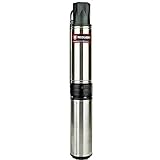 Red Lion RL12G10-2W2V 4-inch Submersible Deep Well Pump, 1 HP, 12 GPM 2-Wire, 230-Volt, Steel, 14942404
