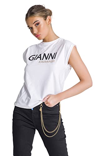 Veste Femme Gianni Kavanagh : Top Blanc Confortable et Fluide