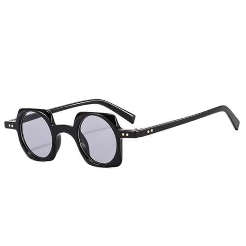 Lunettes de soleil rétro ronds pour femme avec protection UV400 et style océan