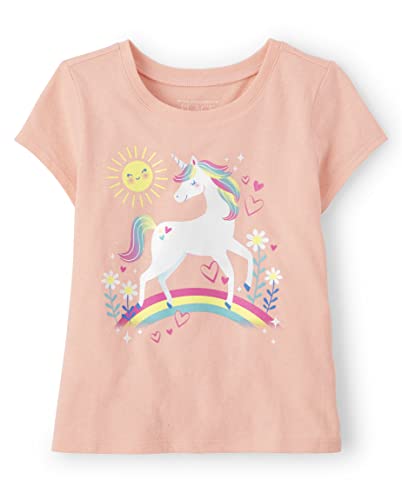 Image of The Children's Place Girls' Basic Short Sleeve Layering Tee