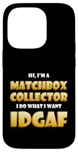 Match Box Collector IDGAF Meme For Match Collections �X�}�z�P�[�X iPhone 14 Pro �p