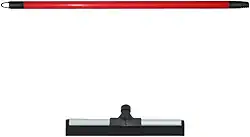 1 Rodo Duplo Metal 40cm com Cabo | EVA Reforçado Puxa Seca | Limpa Piso Porcelanato e Cerâmica | Multiuso para Banheiro, Cozinha e Área de Serviço