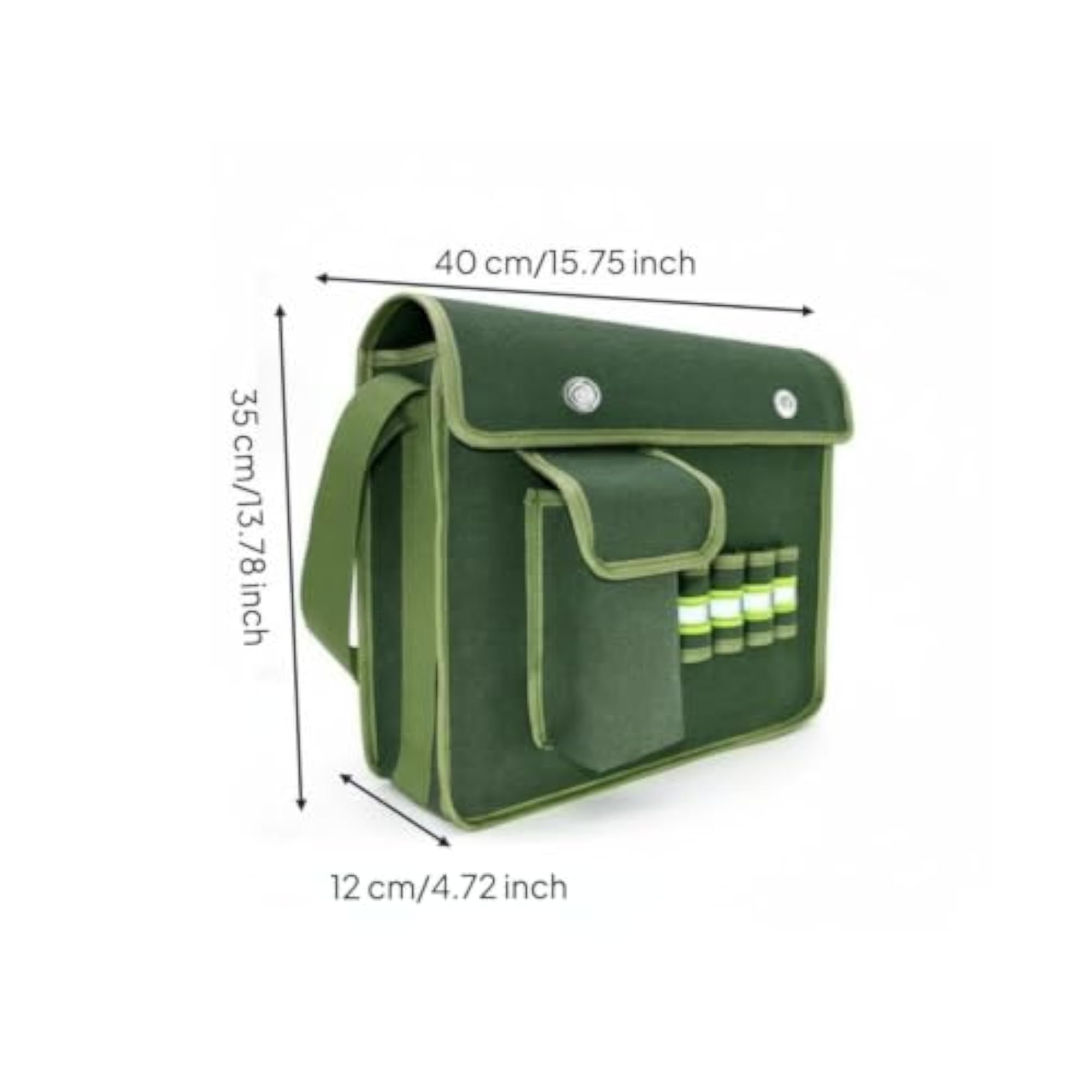 Heavy-Duty Canvas Tool Bag with Large Capacity