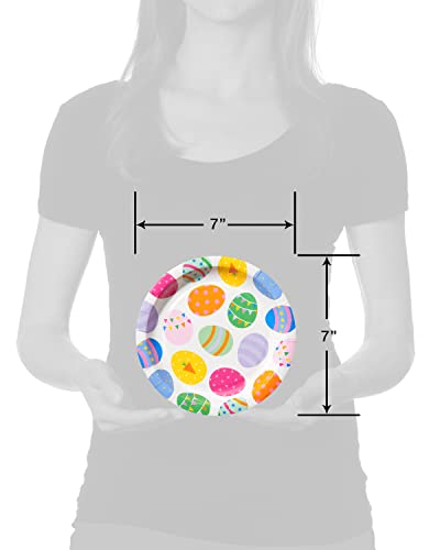 American Greetings 6864651 36-Count Dessert Plates, Easter Party Supplies thumb #2