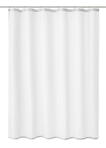 Kleine Wolke Duschvorhang Textil Sanna in Weiß mit 120x200 cm