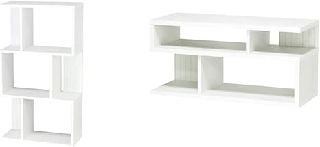 Amazon Amazon Co Jp限定 白井産業 ディスプレイラック 約 幅60 奥行24 高さ108 Cm 本 棚 Bookshelf ホワイト Ki2 1160 Wh キアエッセ2 Amazon Co Jp限定 テレビ台 ホワイト 約幅80 奥行30 高さ39 Cm Ki2 4080 Wh キアエッセ2 セット買い オープン