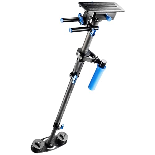 Walimex Pro StabyPod L Schwebestativ Steadycam zur Stabilisierung von DSLR-Kameras (Größe max.120 cm, Carbon, Schnellwechselplatte, 15mm Rods, Gegengewichte) Walimex Pro StabyPod L Schwebestativ Steadycam zur Stabilisierung von DSLR-Kameras (Größe max.120 cm, Carbon, Schnellwechselplatte, 15mm Rods, Gegengewichte)
