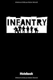  Infantry Notebook: A5 Blanko Notizbuch für Soldaten der Bundeswehr! Als Geschenk zum Jahrestag, Valentinstag, Hochzeitstag oder Weihnachten