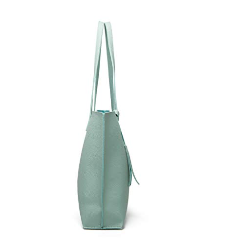 Image of Dreubea Women's Soft Faux Leather Tote Shoulder Bag from, Big Capacity Tassel Handbag