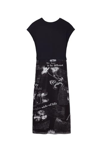 Desigual Women's Midi Dress with Text