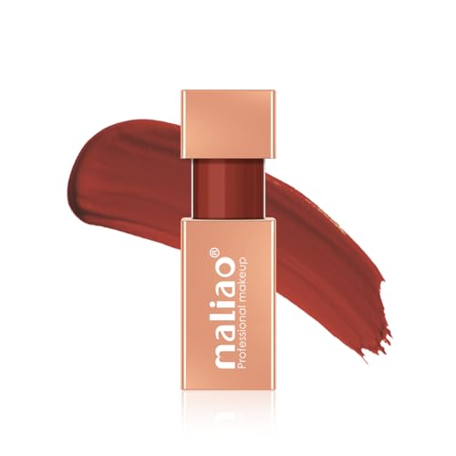 Image of Maliao Color Last Matte Lipstick - Long-Lasting, Vibrant Shades (BLOOD RED)