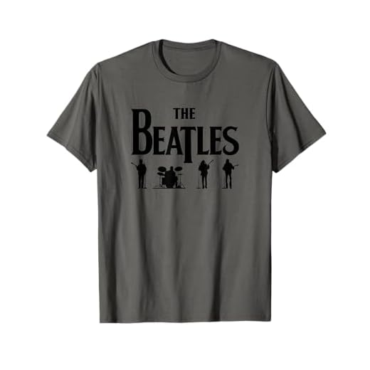 Los Beatles Let It Be Dark Siluetas Camiseta