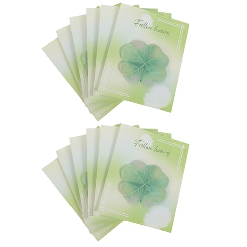 Blocs-notes adhésifs trèfle vert Saint-Patrick pour mémo bureau