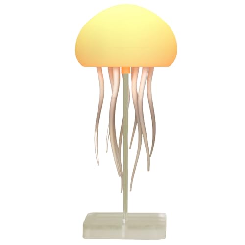 Generico Lámpara De Mesa Recargable - Lámpara LED Con Medusa, Luz Nocturna Flotante | Lámparas De Mesa USB Recargables Inalámbricas, Lindas Inteligentes Para Padres, Mesita de Noche, C