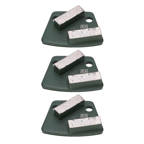 Meulage agressif du béton avec ces 3 chaussures de meulage diamant grain 80