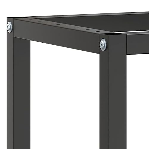 Pied de table d'établi robuste en métal avec trous pré-percés - 6