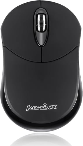 Perixx PERIMICE-802B Souris Bluetooth sans Fil Design Portable Compatible avec Windows, iOS et Android PC, Ordinateur Portable, Tablette et Smartphone Noir