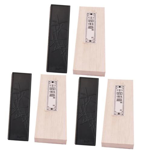 Encre de suie traditionnelle et pierre d'encre kanji SEWACC, le coffret d'art pour l'encre de Chine